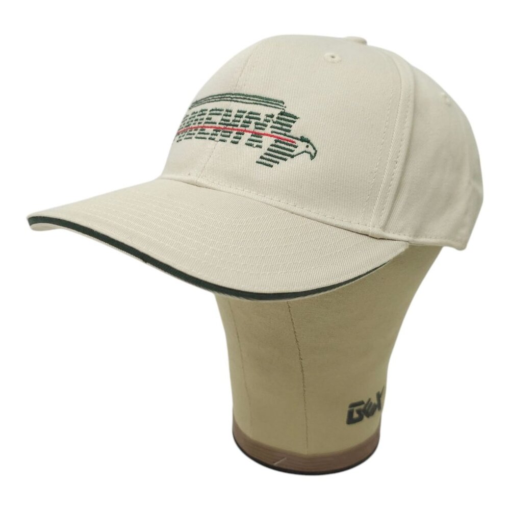 Phoenix Embroidered Logo Strap Cap Trucker Baseball Hat Sandwich Brim Khaki - Picture 2 of 13